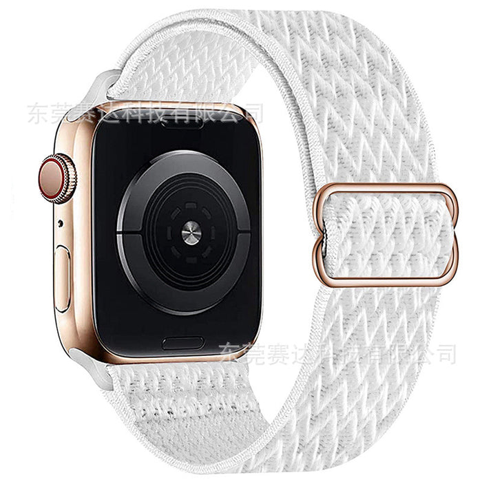 For Apple | Wavy 8 Buckle Nylon Strap Apple iWatch Se 8/7/6 Universal Strap.