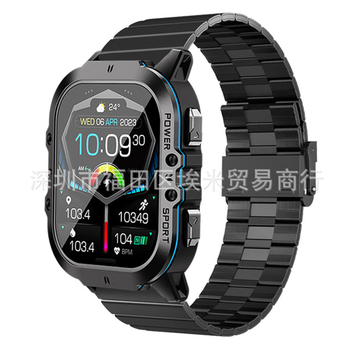 New C26 Smart Watch Heart Rate Bluetooth Call Voice Assistant Three-proof Sports Watch Smart Bracelet