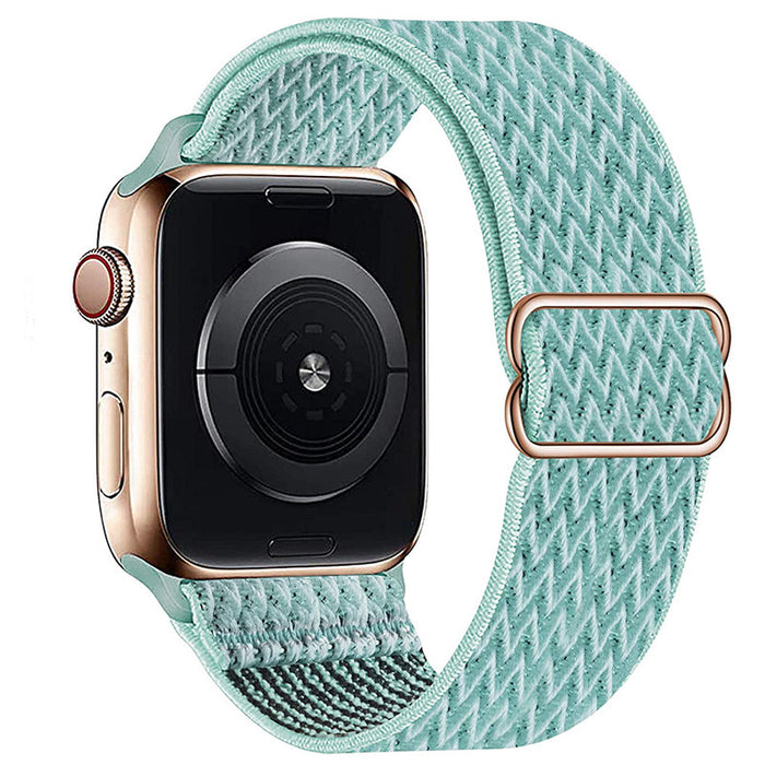 For Apple | Wavy 8 Buckle Nylon Strap Apple iWatch Se 8/7/6 Universal Strap.