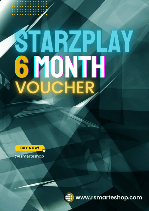 STARZPLAY Entertainment & Sports Voucher. Buy and Redeem your STARZPLAY Subscription.