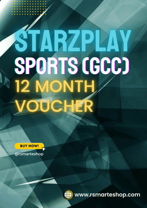 STARZPLAY Entertainment & Sports Voucher. Buy and Redeem your STARZPLAY Subscription.