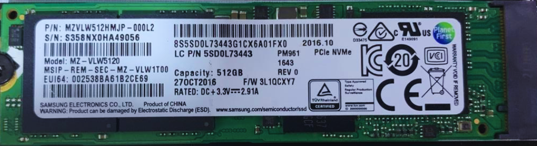 SAMSUNG - Samsung SSD PM961 M.2 NVMe 512GB使用時間10h s-l400.jpg