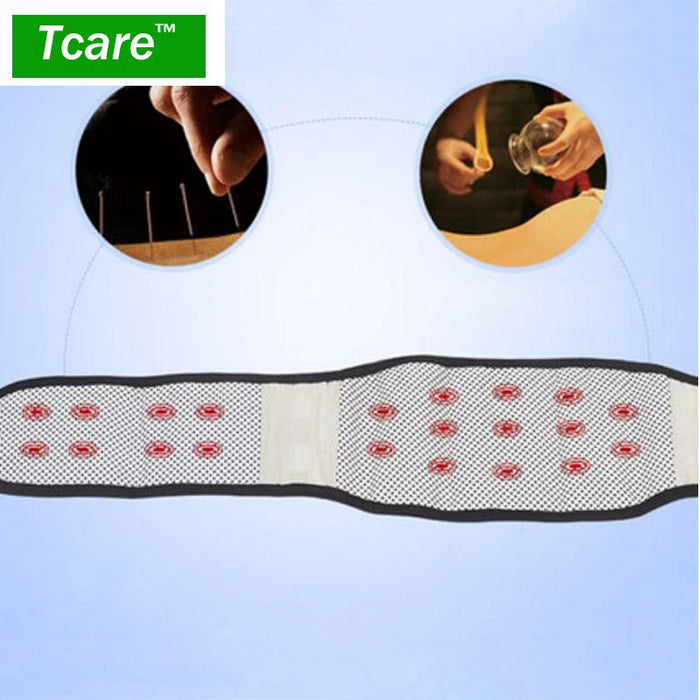 Tcare Adjustable Waist Tourmaline Self Heating Magnetic Therapy. Back Waist Support Belt Lumbar Brace Massage Band Health Care