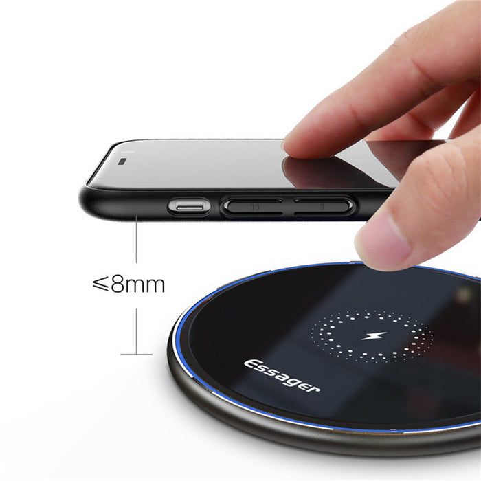 15W/10W Qi Wireless Charger For Phone and Headphone.