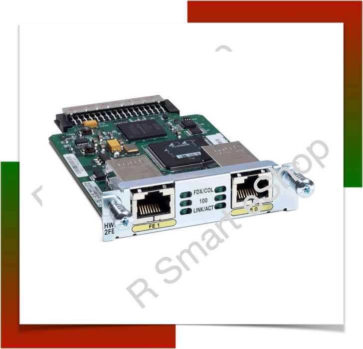 Cisco HWIC-2FE 2 Port Fast Ethernet High Speed WIC Card (New/Open Box).