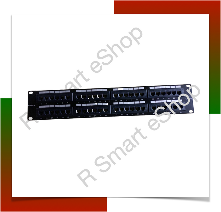 Kuwes CAT 6+ 48 Ports Patch Panel (Open Boxed)