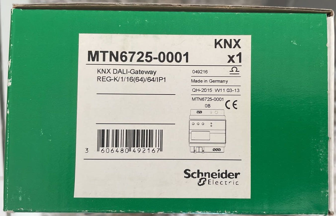 KNX DALI gateway REG-K/1/16(64)/64/IP1.